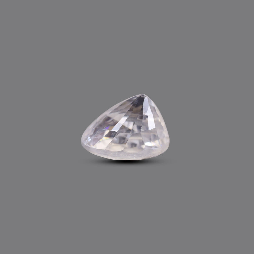 Natural White Zircon - 7.7 Carat - Pramogh