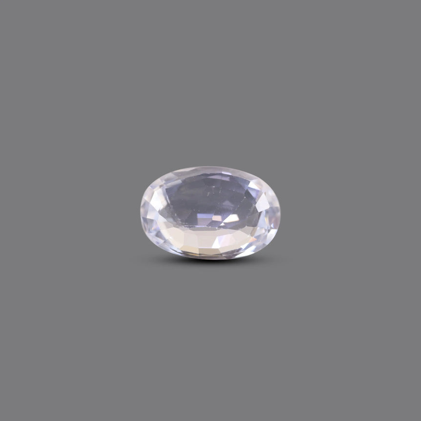 Natural White Zircon - 6.7 Carat - Pramogh