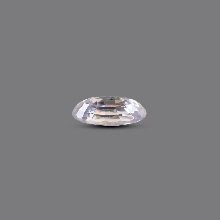 Natural White Zircon - 6.7 Carat - Pramogh