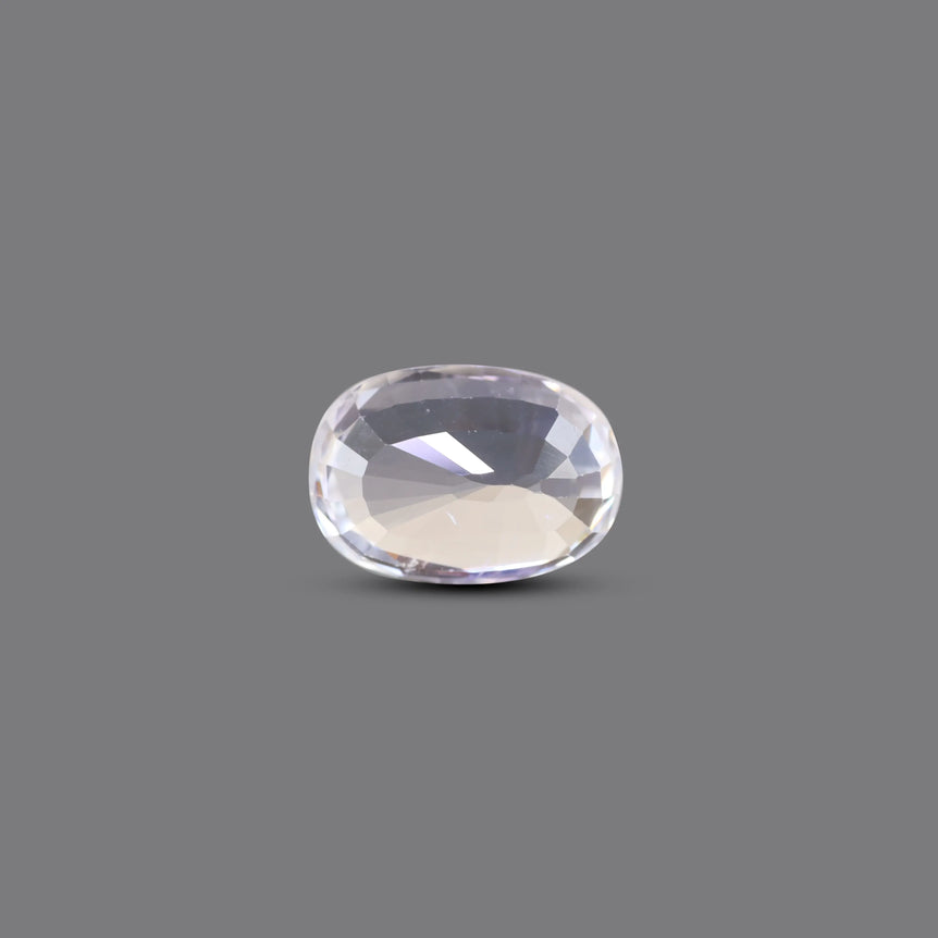 Natural White Zircon - 6.6 Carat - Pramogh