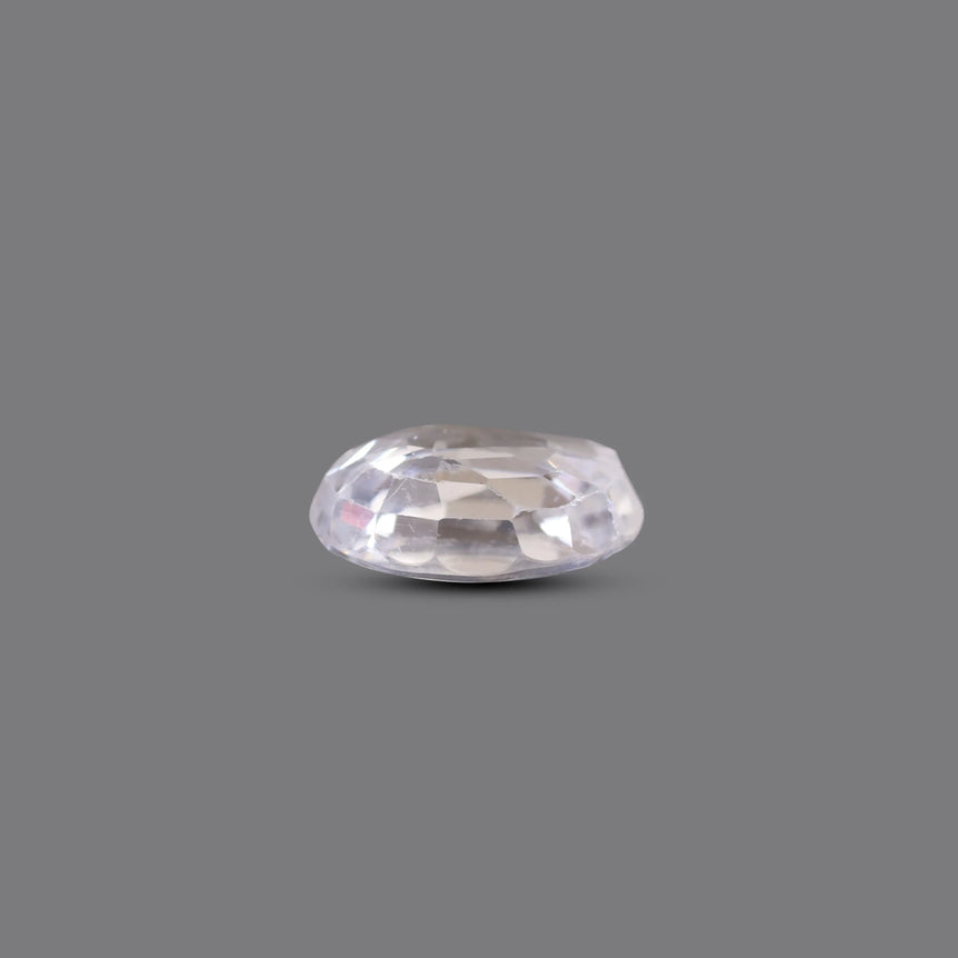 Natural White Zircon - 3.15 Carat - Pramogh
