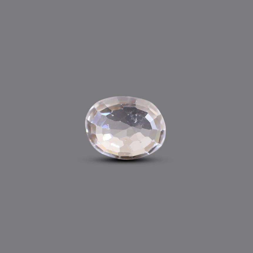 Natural White Zircon - 2.7 Carat - Pramogh