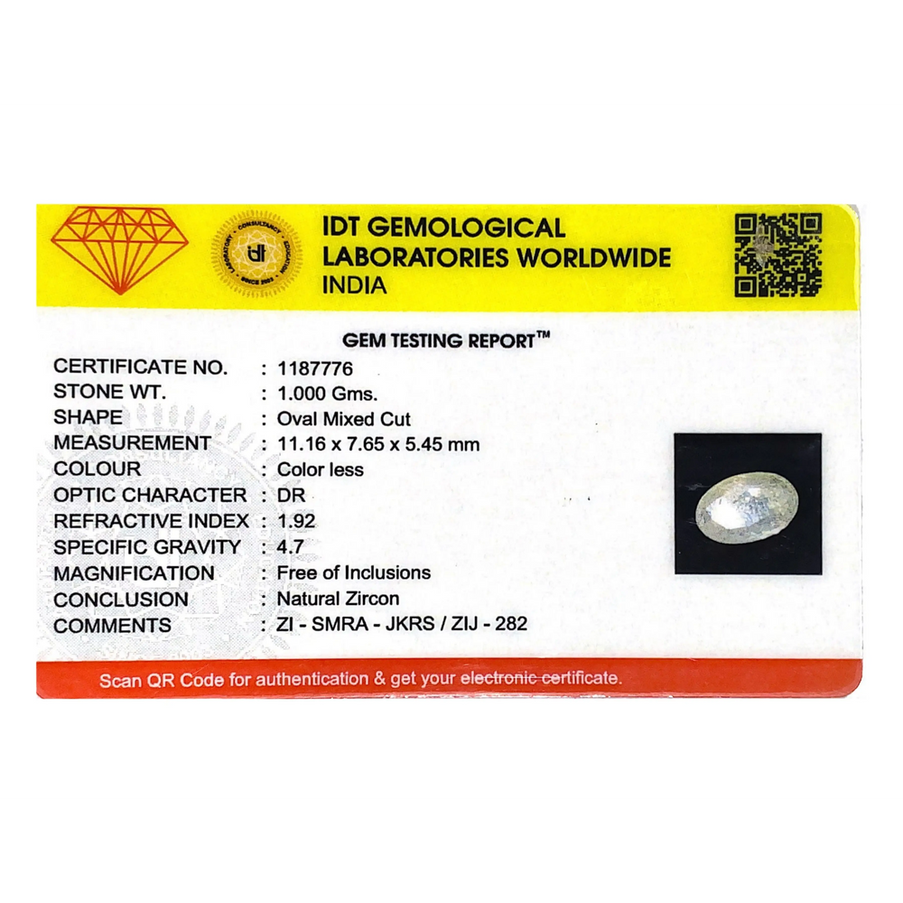 White Zircon - 5 Carat
