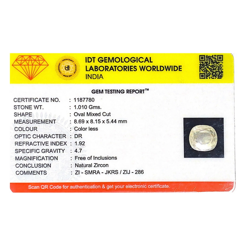 White Zircon - 5.05 Carat