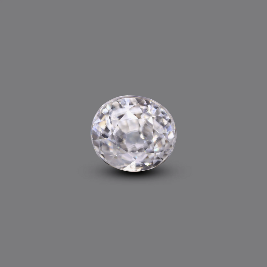 White Zircon (Jarkan) - 3.95 Carat - Pramogh