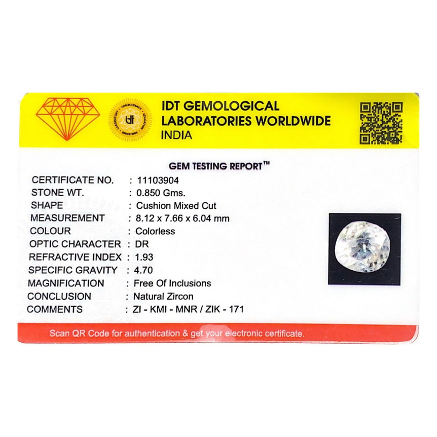 White Zircon - 4.25 Carat