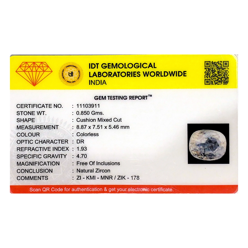 White Zircon - 4.25 Carat
