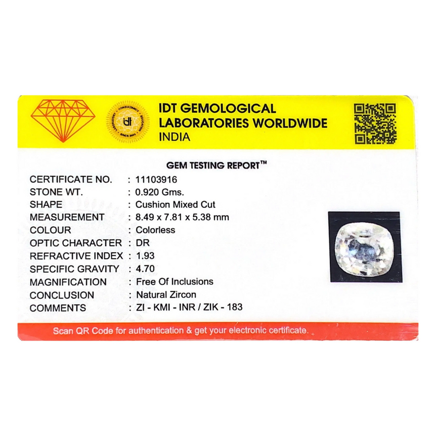 White Zircon - 4.6 Carat