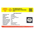 White Zircon - 4.55 Carat