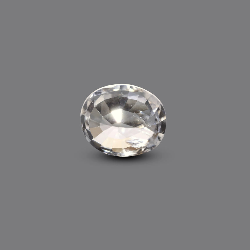 White Zircon - 7.2 Carat