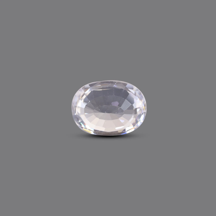 Natural White Zircon - 13.95 Carat - Pramogh