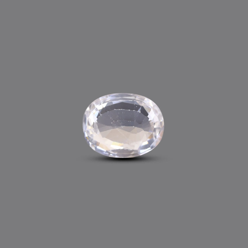 Natural White Zircon - 9.65 Carat - Pramogh