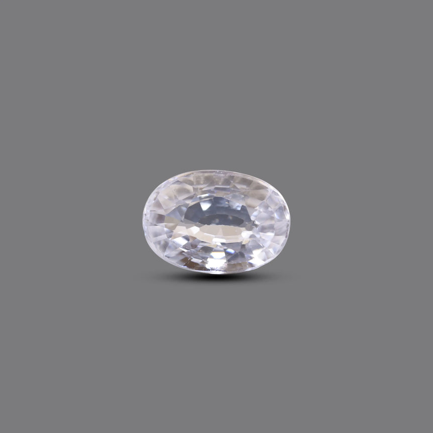 Natural White Zircon - 12.05 Carat - Pramogh