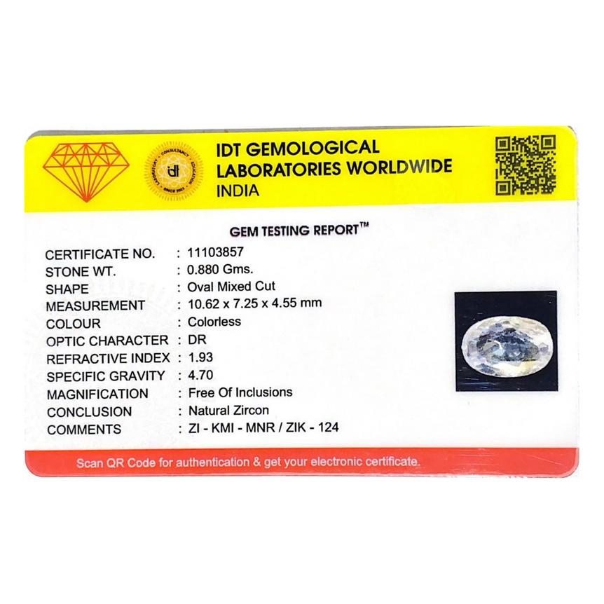 White Zircon - 4.4 Carat