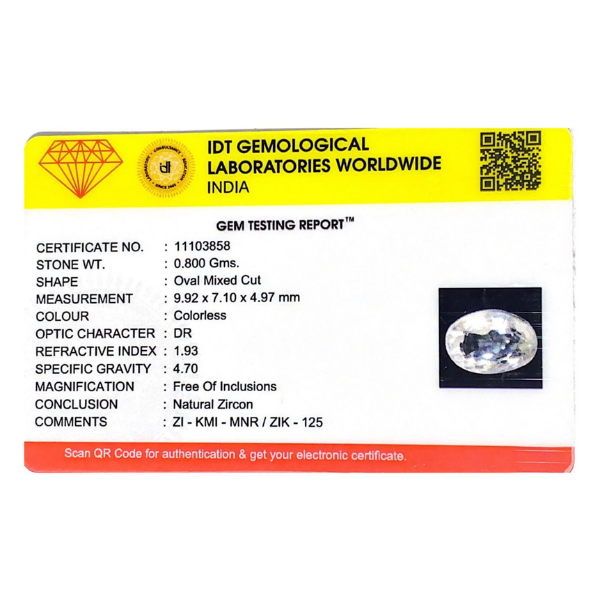 White Zircon - 4 Carat