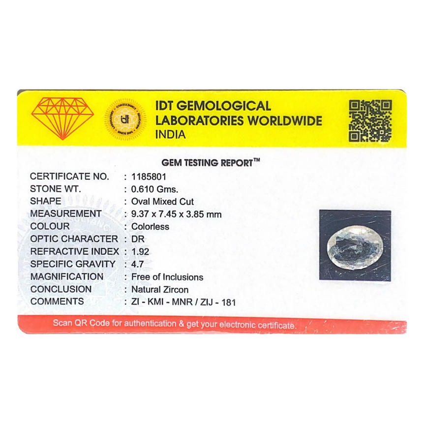 White Zircon - 3.05 Carat