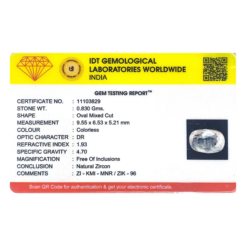 White Zircon - 4.15 Carat
