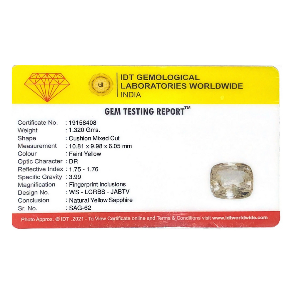 White Sapphire - 6.6 Carat