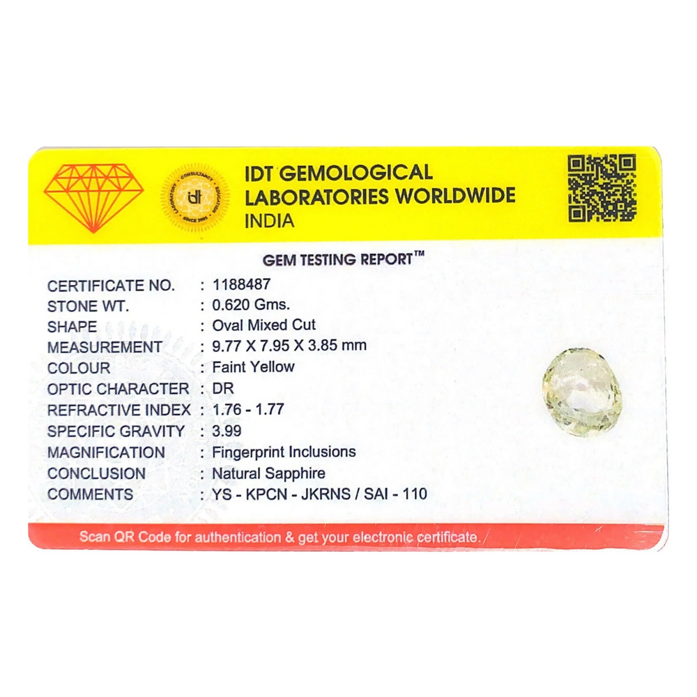 White Sapphire - 3.1 Carat