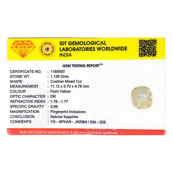 White Sapphire - 5.64 Carat