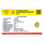 Yellow Sapphire - 5.45 Carat