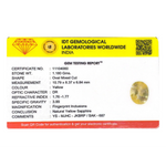 Yellow Sapphire - 5.9 Carat