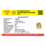 Yellow Sapphire - 5.65 Carat