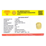 Yellow Sapphire - 6.3 Carat