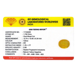 Yellow Sapphire - 8.7 Carat