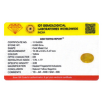 Yellow Sapphire - 4.45 Carat