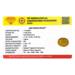Yellow Sapphire - 5.2 Carat