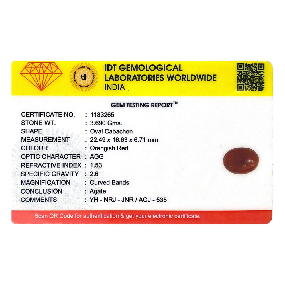 Yemeni Aqeeq - 18.45 Carat - Pramogh