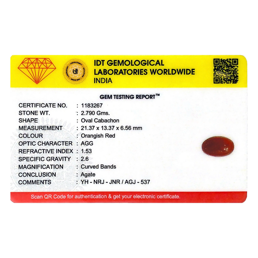Yemeni Aqeeq - 13.95 Carat - Pramogh