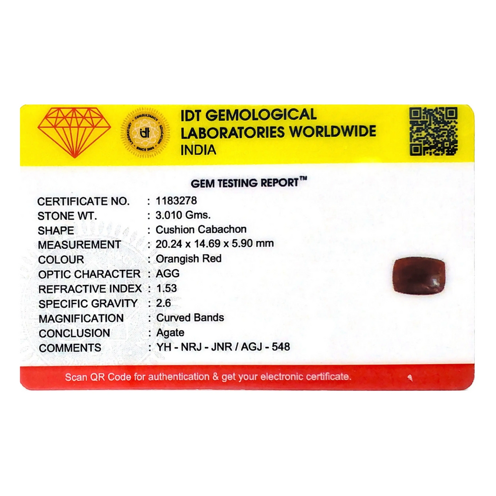 Yemeni Aqeeq - 14.5 Carat - Pramogh