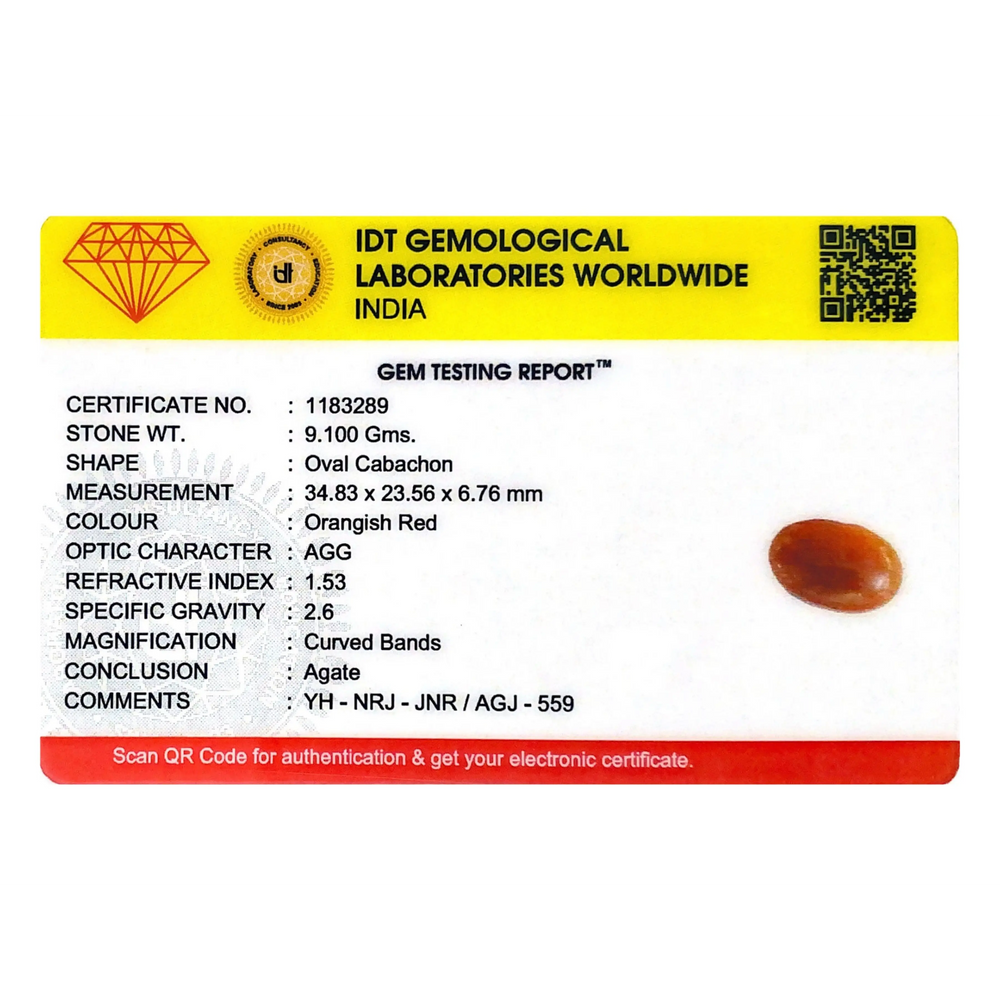 Yemeni Aqeeq - 45.5 Carat - Pramogh