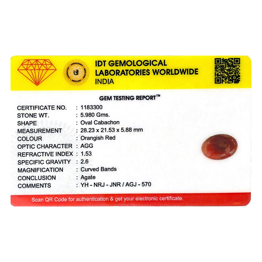 Yemeni Aqeeq - 29.9 Carat - Pramogh