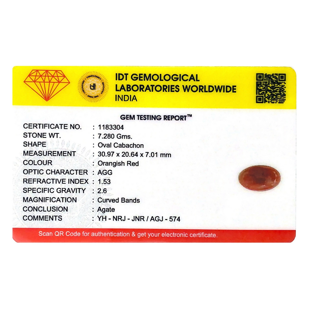 Yemeni Aqeeq - 36.4 Carat - Pramogh