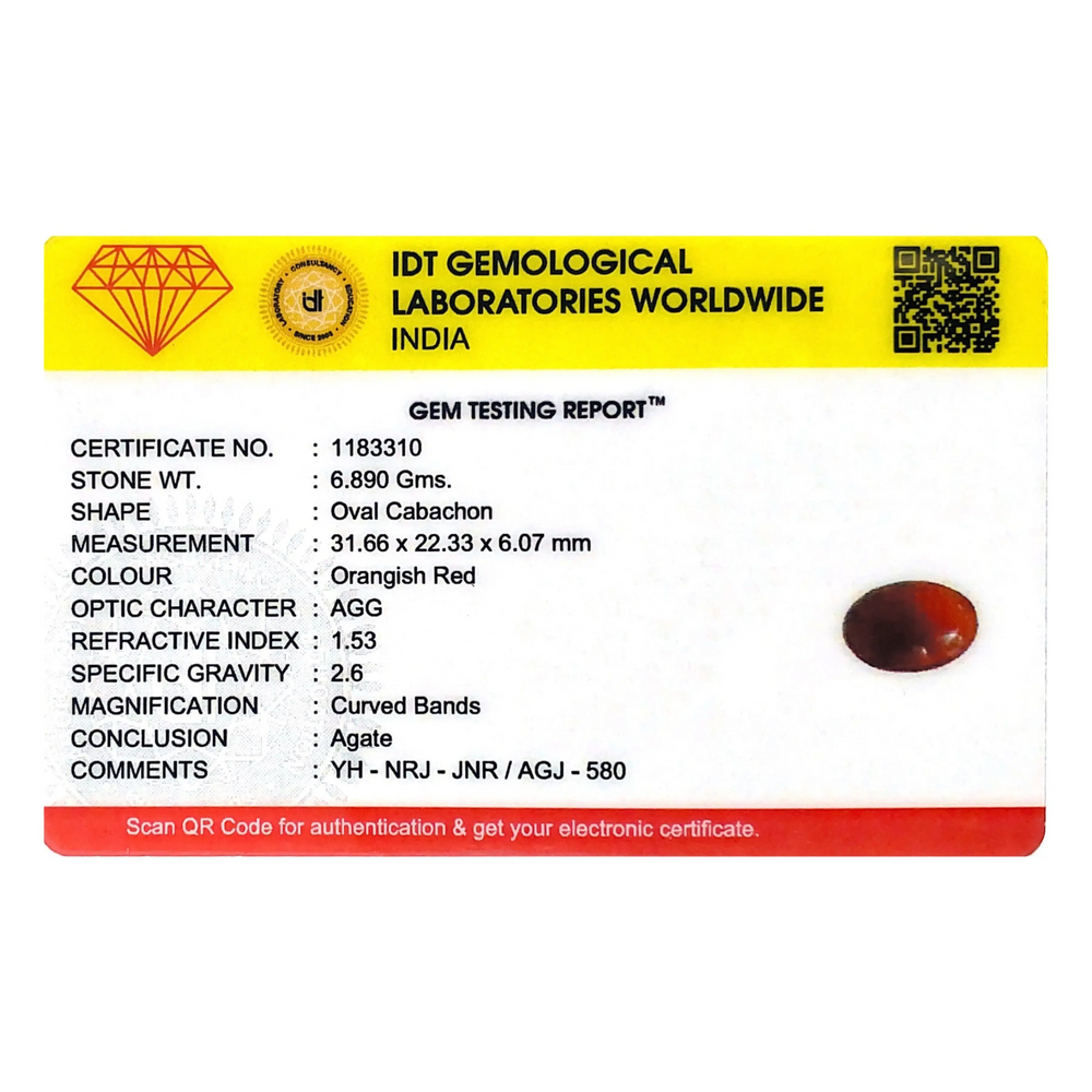 Yemeni Aqeeq - 34.45 Carat - Pramogh