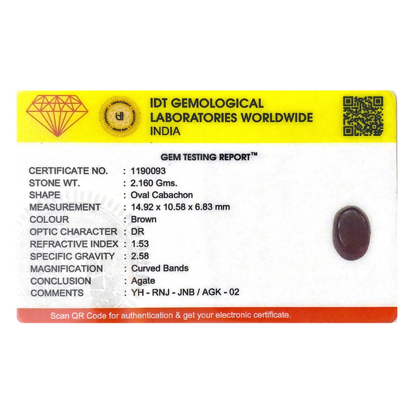 Yemeni Aqeeq - 10.8 Carat
