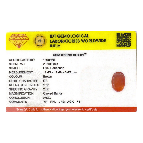 Yemeni Aqeeq - 10.05 Carat - Pramogh