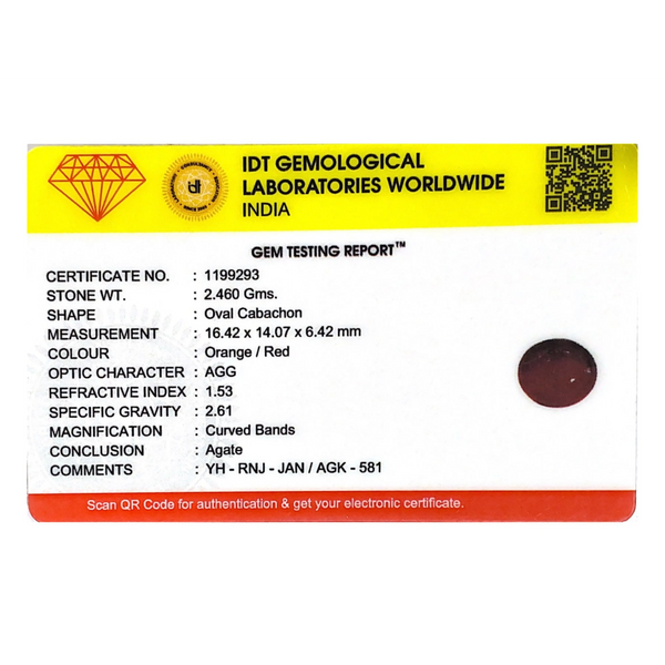 Yemeni Aqeeq - 12.3 Carat