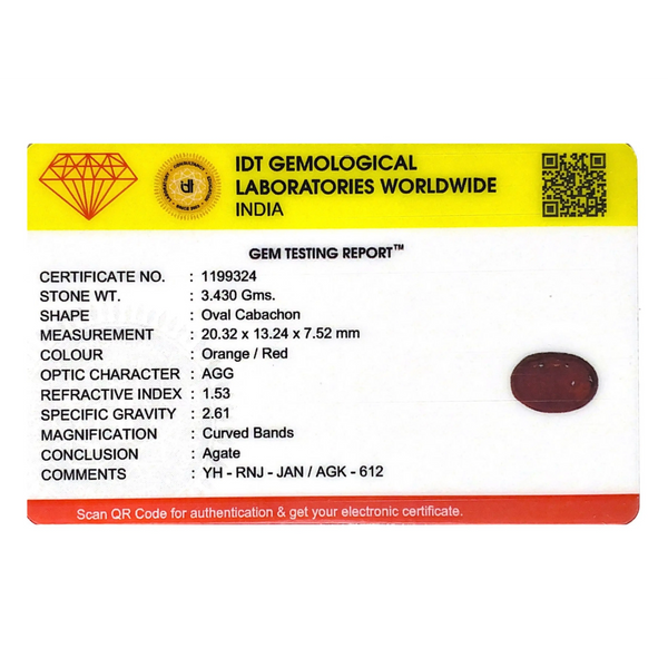 Yemeni Aqeeq - 17.15 Carat