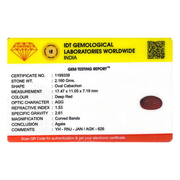 Yemeni Aqeeq - 10.8 Carat