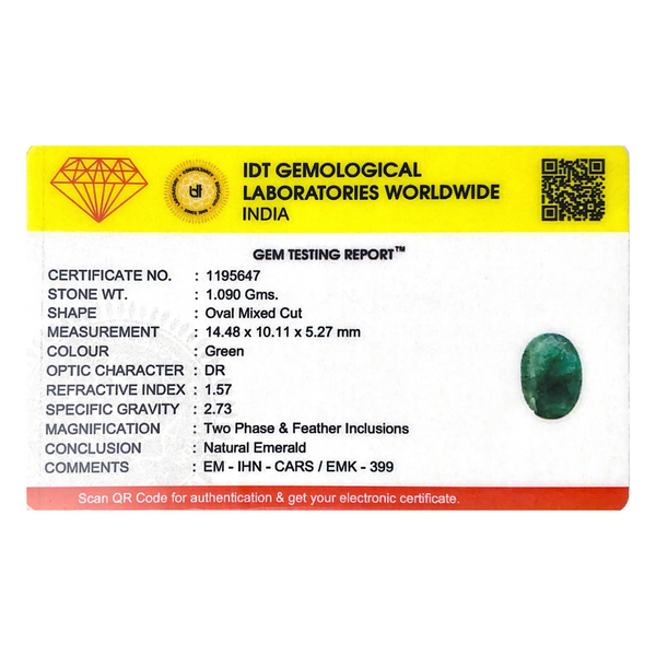 Zambian Emerald - 5.45 Carat