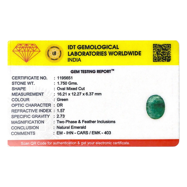 Zambian Emerald - 8.75 Carat