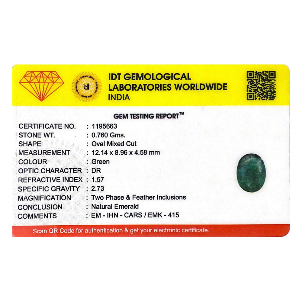 Zambian Emerald - 3.8 Carat
