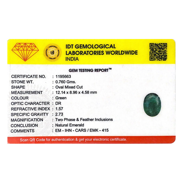 Zambian Emerald - 3.8 Carat