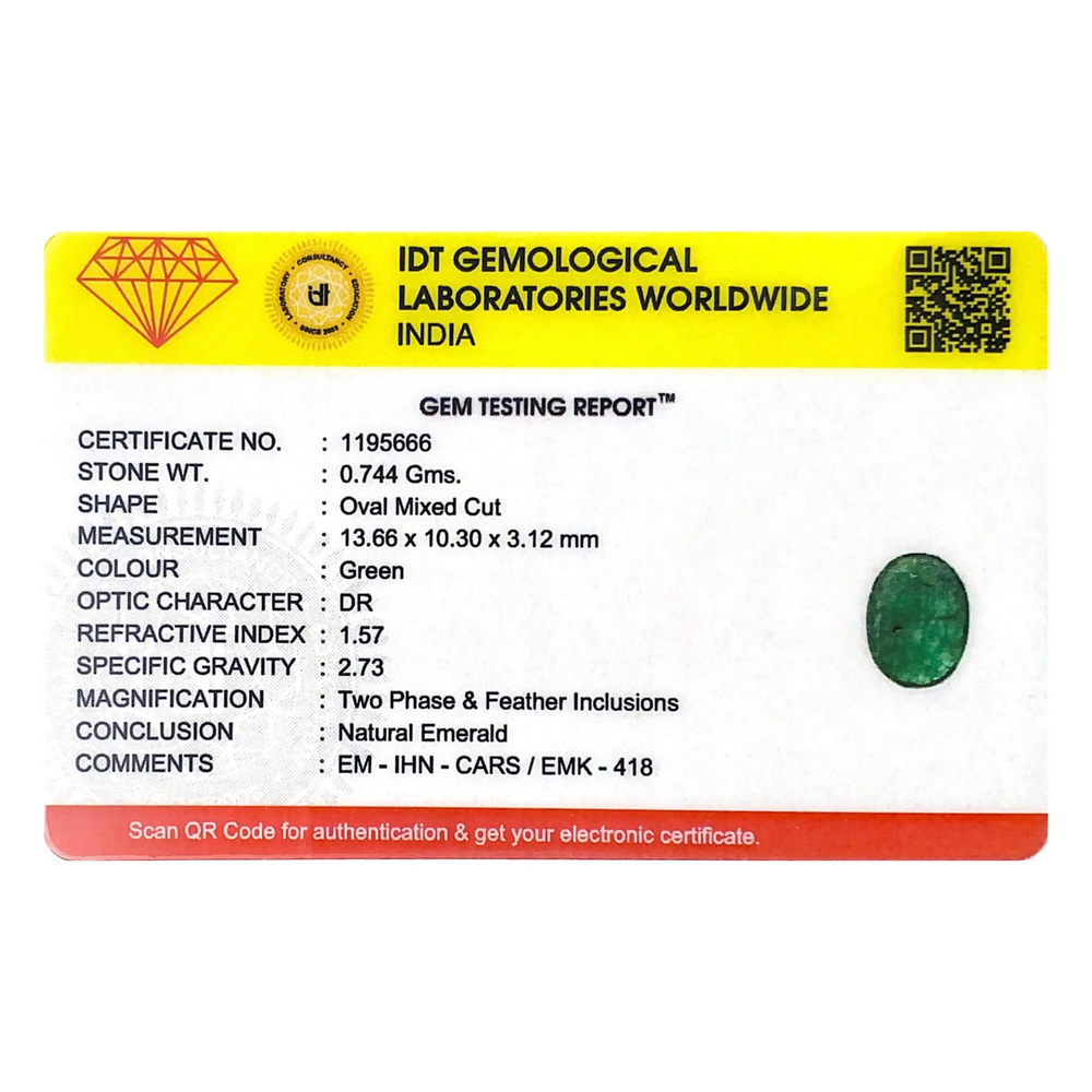 Zambian Emerald - 3.72 Carat