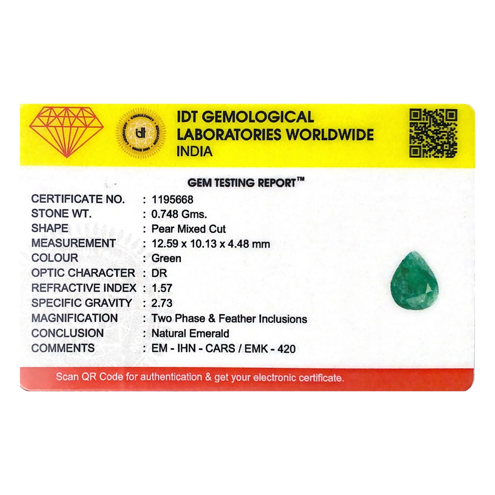 Zambian Emerald - 3.74 Carat