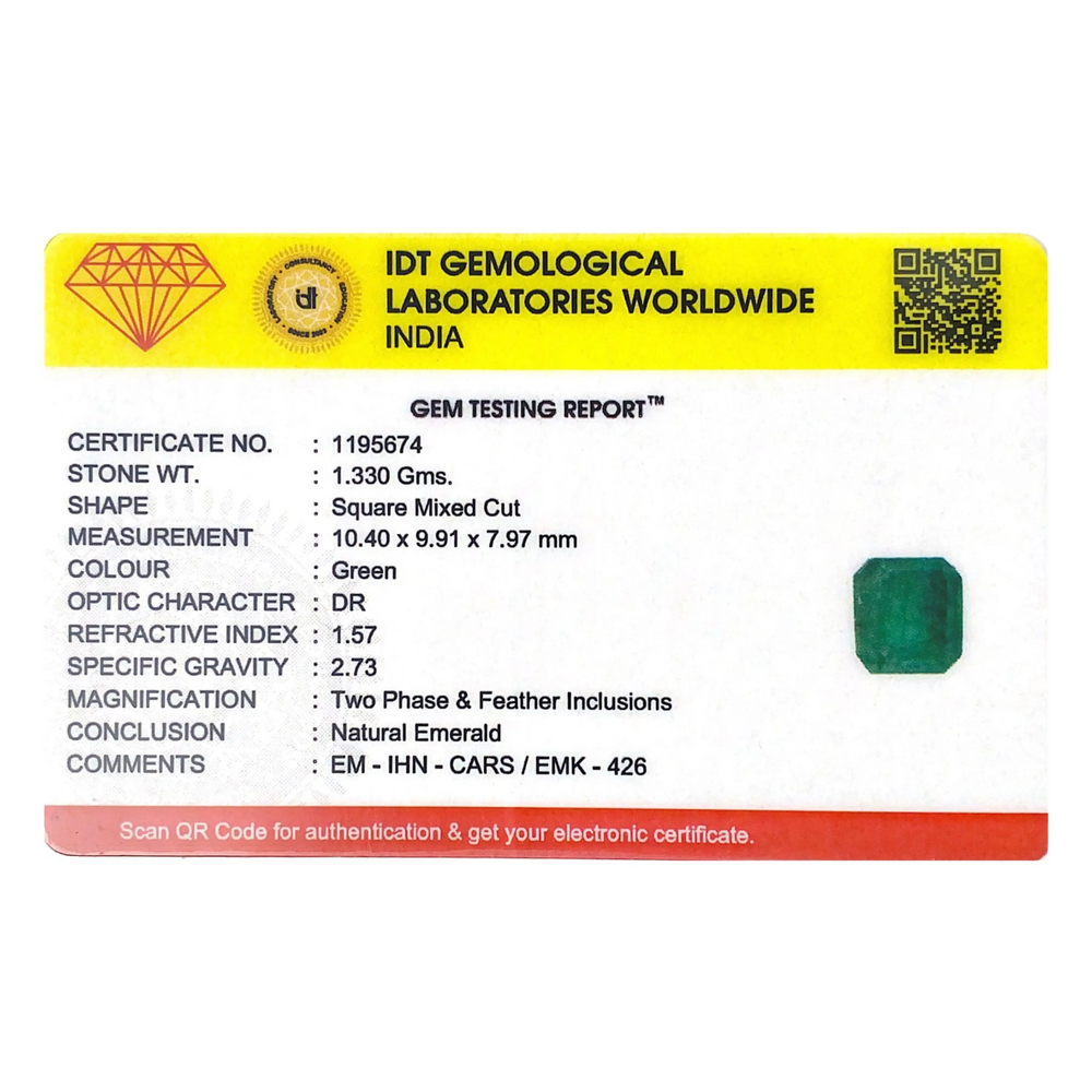 Zambian Emerald - 6.65 Carat